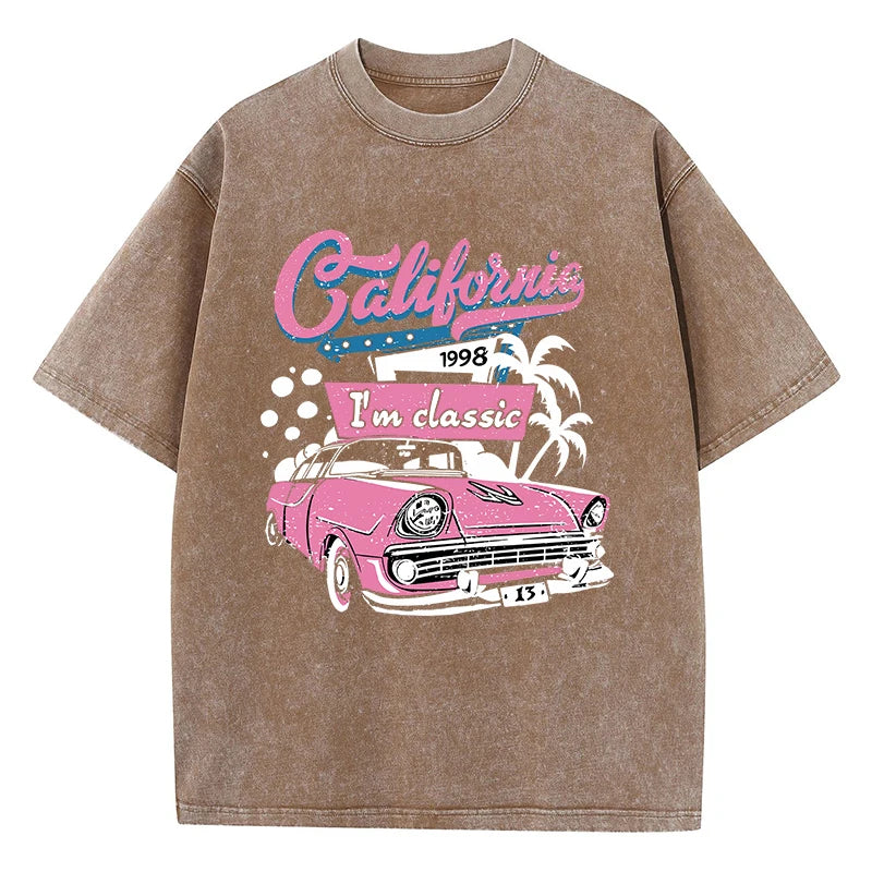 California 1998 I'M Classic Racing Women T Shirt Street Casual Tshirt Breathable Cool Tee Shirtsimple Loose T-Shirt Female