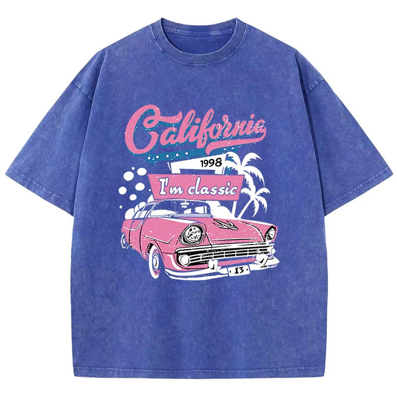 California 1998 I'M Classic Racing Women T Shirt Street Casual Tshirt Breathable Cool Tee Shirtsimple Loose T-Shirt Female