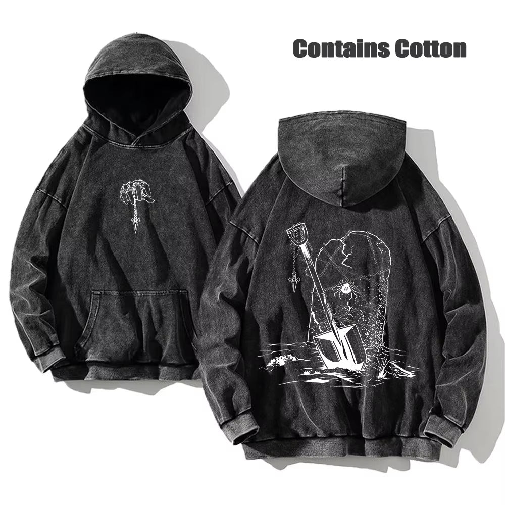 Anime Hunter X Hunter Washed Hoodies Manga Printed Hoodies for Men Harajuku Pullover Contains Cotton Sweatshirts Clothing Unisex